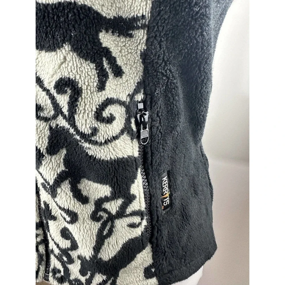Kerrits Horse Print Equestrian Full Zip Fleece Vest Women's Size Large H14693 - Picture 9 of 16